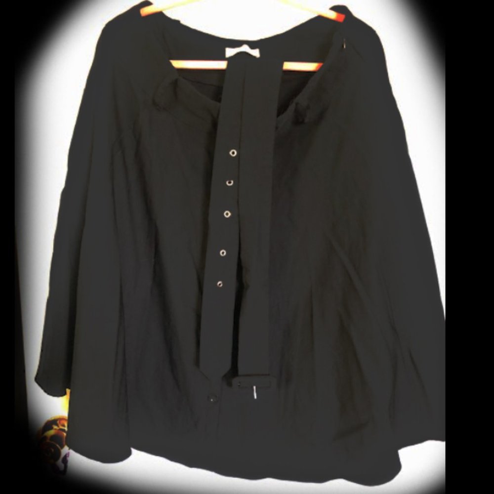 Belle Poque Black Vintage Style Button skirt XXL - Picture 2 of 9